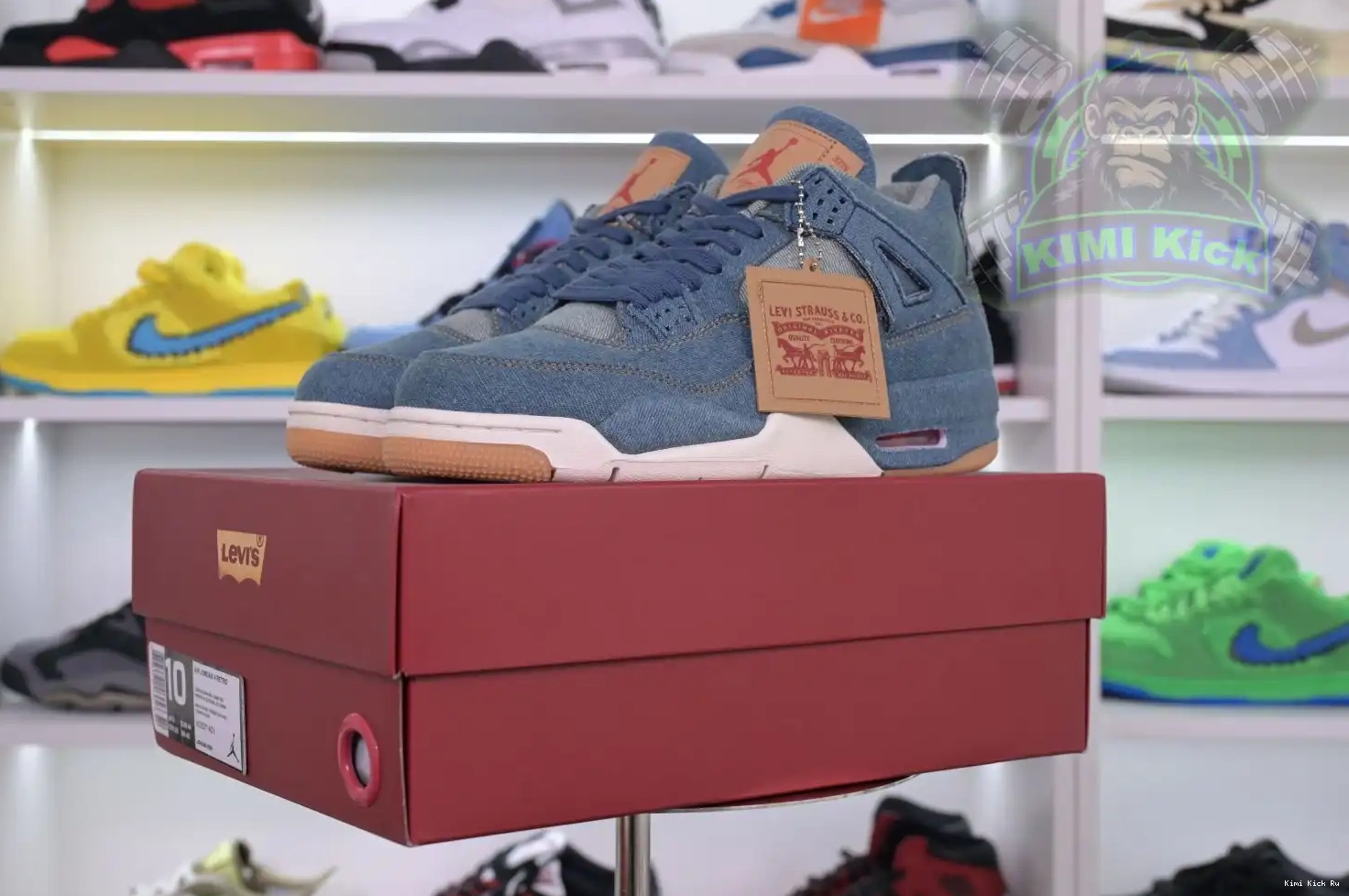 Jordan denim levis retro 4 Jordan Kimikick Air 0529